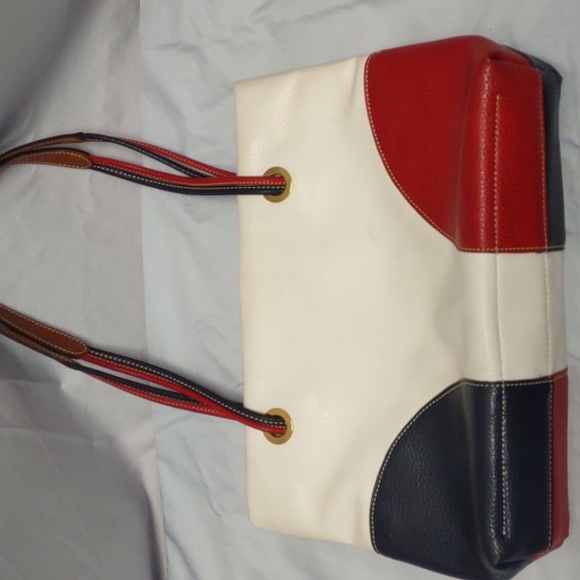 Vintage La Tour Eiffel Pebble Leather Zip Top Shoulder Bag RARE!!! - Picture 2 of 16